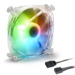 Sharkoon Shark Disc PWM Computergehäuse Ventilator 12 cm Transparent 1 Stück(e)