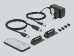 DeLOCK HDMI KVM Switch 4K 60 Hz mit USB 3.0 und Audio
