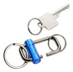 TROIKA KR22-09/BL Schlüsselring/Etui Blau