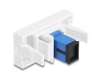 DELOCK Easy 45 Modul SC Simplex Bu zu Simplex Bu blau/...