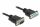 DeLOCK Seriell Kabel RS-232 D-Sub9 Stecker zu Buchse mit schmalem Steckergehäuse 5 m