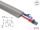 DELOCK Kabelkanal PVC flexibel 50 x 14 mm - Länge 2m grau