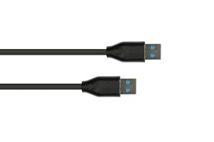 Alcasa 2831-AA010S USB Kabel USB 3.2 Gen 2 (3.1 Gen 2) 1 m USB A 10 Gbit/s Schwarz