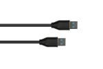 Alcasa 2831-AA010S USB Kabel USB 3.2 Gen 2 (3.1 Gen 2) 1 m USB A 10 Gbit/s Schwarz