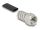 DELOCK F Stecker zum Crimpen RG-59 mit schrumpfschlauch