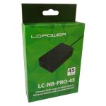 LC-Power LC-NB-PRO-45 Netzteil & Spannungsumwandler Drinnen 45 W Schwarz