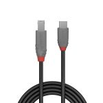 Lindy 36665 USB Kabel USB 3.2 Gen 1 (3.1 Gen 1) 0,5 m USB C USB B Schwarz