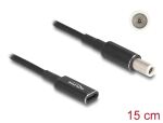 DeLOCK Adapterkabel für Notebook Ladekabel USB Type-C Buchse zu Dell 7,4 x 5,0 mm Stecker 15 cm