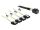DELOCK SAS Kabel Mini SAS HD -> 4x Sata 7Pin St/St 1.
