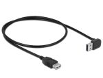 DELOCK Easy-USB-Kab.2.0 A(gewink. ob/un) -> A-Bu 0.5m schw