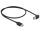 DELOCK Easy-USB-Kab.2.0 A(gewink. ob/un) -> A-Bu 0.5m schw