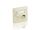 Equip 3-Port German Faceplate for Keystone Jack, Pure White