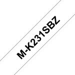 Brother M-K231SBZ Etiketten erstellendes Band Schwarz auf...
