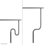 Neomounts ADS06-133BL Kabelwirbelsäule - Schraubbefestigung - universal