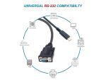 Equip USB-C auf Serial (DB9) Kabel, M/M, 1.5m
