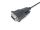 Equip USB-C auf Serial (DB9) Kabel, M/M, 1.5m