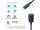 Equip USB-C auf Serial (DB9) Kabel, M/M, 1.5m