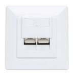Intellinet 771900 Steckdose 2 x RJ-45 Weiß