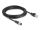 DeLOCK M12 Kabel A-kodiert 8 Pin Stecker zu RJ45 Stecker PVC 5 m