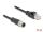 DeLOCK M12 Kabel A-kodiert 8 Pin Stecker zu RJ45 Stecker PVC 5 m