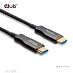CLUB3D HDMI™ Hybrid AOC Cable 8K60Hz/4K120Hz 50m / 164.04ft