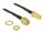 DeLOCK 88876 Koaxialkabel 0,2 m RP-SMA Schwarz
