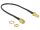 DeLOCK 88876 Koaxialkabel 0,2 m RP-SMA Schwarz