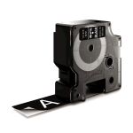 DYMO Original D1-Etikettenband | weiß auf schwarz | 24 mm x 7 m | selbstklebendes Schriftband | für LabelManager-Beschriftungsgerät