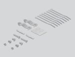 DELOCK Keystone Patchpanel 8 Port schwarz