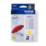 Brother LC225XLY Druckerpatrone 1 Stück(e) Original Hohe (XL-) Ausbeute Gelb