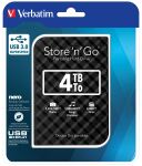 Verbatim Portables Festplattenlaufwerk Store n Go USB 3.0, 4 TB, Schwarz
