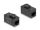 DELOCK Keystone Modul RJ45 BU/RJ45 BU Cat.6A UTP schwarz