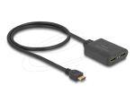 DELOCK HDMI Splitter 1 x HDMI in zu 2 x HDMI out 4K 60 Hz
