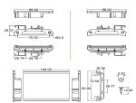 DELOCK Platinenhalterung (72 mm) für Hutschiene 10 cm lang