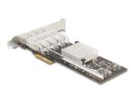DELOCK PCI Express x4 Karte zu 4 x SFP Slot Gigabit LAN i350