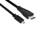 CLUB3D Micro HDMI™ auf HDMI™ 2.0 4K60Hz Kabel 1M