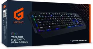 Conceptronic KRONIC Tastatur Gaming USB QWERTZ Deutsch Schwarz