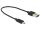 DeLOCK 84804 USB Kabel USB 2.0 0,2 m USB A Micro-USB B 0,48 Gbit/s Schwarz