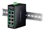 Trendnet TI-PELC80 Netzwerk-Switch Unmanaged Fast Ethernet (10/100) Power over Ethernet (PoE) Schwarz