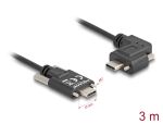 DELOCK USB Kabel C -> C St/St mit Schrauben gewinkelt...