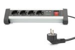 Digitus 4-fach Office-Steckdosenleiste mit 2x USB-Anschlüssen