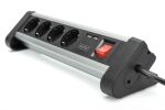 Digitus 4-fach Office-Steckdosenleiste mit 2x USB-Anschlüssen