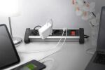 Digitus 4-fach Office-Steckdosenleiste mit 2x USB-Anschlüssen