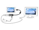 MHL Adapter Delock MHL 3.0 -> HDMI + USB micro B St/Bu 4K