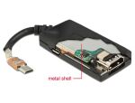 MHL Adapter Delock MHL 3.0 -> HDMI + USB micro B St/Bu 4K
