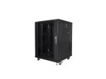 Lanberg FF01-6615-12B Rack 15U Freistehendes Gestell Schwarz