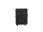 Lanberg FF01-6615-12B Rack 15U Freistehendes Gestell Schwarz