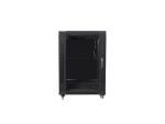 Lanberg FF01-6615-12B Rack 15U Freistehendes Gestell Schwarz