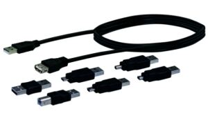 Schwaiger CAUSET531 USB Kabel USB 2.0 USB A 0,48 Gbit/s Schwarz