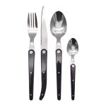 Laguiole 16-tlg. Besteck-Set aus Carbon